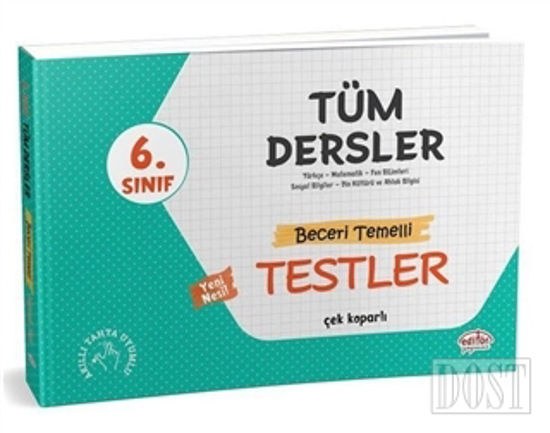 6 S n f T m Dersler Beceri Temelli Testler
